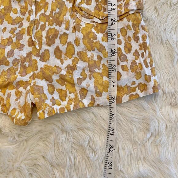 Marlowe Sirena Leopard Buttoned Romper Small - Picture 5 of 8